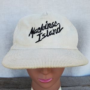 Vintage Mackinac Island Corduroy Hat